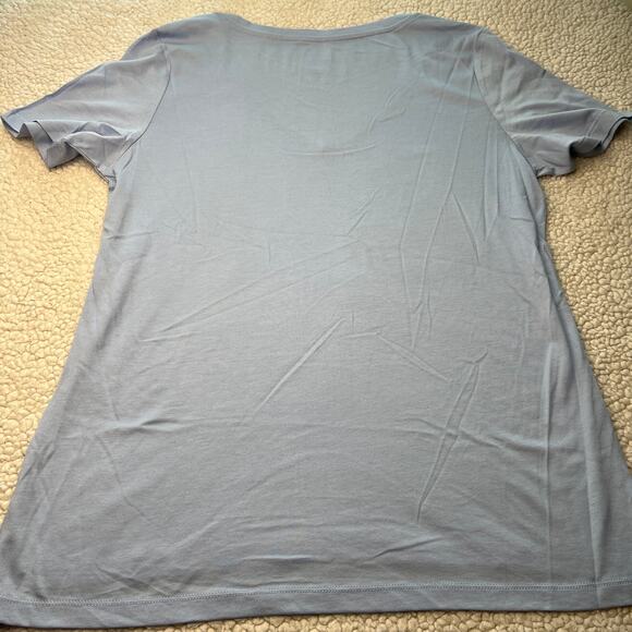 Americana Peace, Love, Party In USA Light Blue/Gray Tee Medium - Picture 6 of 6